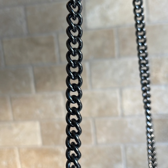 CHRISTIAN LOUBOUTIN Black Studded Crossbody Bag - Picture 9 of 13